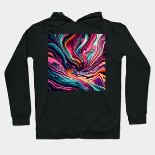 Abstract fluid art Hoodie